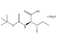 N-（叔丁氧羰基）-L-<em>異</em>亮氨酸半水合物，98%（HPLC）